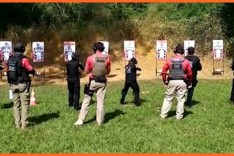 PC de Itabira participam de treinamento de Operador de Pistola e Fuzil