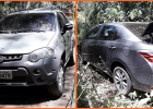 Policia Civil faz rastreamento na região da Barragem Santana e consegui localizar e recuperar dois veículos tomados de assalto em Itabira