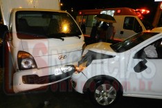 Homem é preso suspeito de embriaguez no volante depois de colidir carro contra outros quatro no Jardim das Oliveiras 