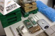 Policia Militar apreende 31 barras de maconha no bairro Monsenhor José Lopes  em Itabira