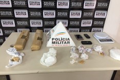 PM apreende grande quantidade de drogas em João Monlevade