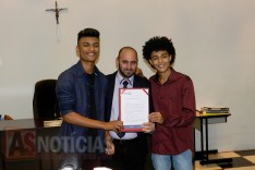 Dupla Ramon e Rafael é homenageada pela Câmara de São Gonçalo