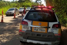 Rodoviários de Barão de Cocais prestaram apoio a testes de sirene na rodovia MG-436