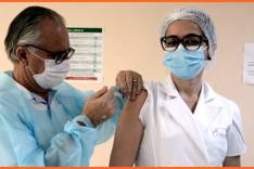 Técnica de enfermagem e médica são as primeiras vacinadas contra Covid-19 em Monlevade