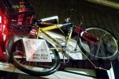 PM de São Gonçalo do Rio Abaixo prende autor de furto e recupera bicicleta de morador de Rua 