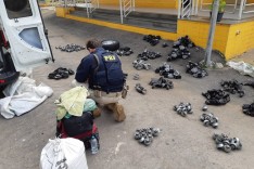 PRF apreende, em João Monlevade, carga de peças furtadas avaliadas em cerca de R$100 mil
