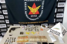PM de João Monlevade apreende grande quantidade de drogas em operação