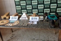 PC e PM prederam indivduo de Coronel Fabriciano que assaltou residência rural em Ferros 