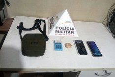 PM prende mulher e um entregador com drogas no bairro São Geraldo em Ferros 