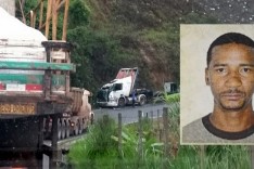 Caminhoneiro foi projetado para fora da carreta e morreu instantaneamente em canaleta na MGC-120 em Nova Era	