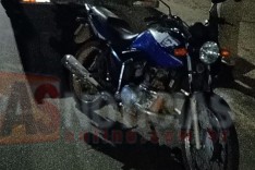 PM prende e recupera motocicleta que estava sendo furtada de loja de moveis no bairro Gabiroba em Itabira