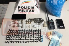 ROCCA apreende revolver e grande quantidade de drogas no bairro Fênix em Itabira