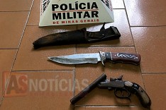 PM de Itambé do Mato Dentro apreende motos e armas em abordagem no Povoado do Sobrado