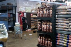 Supermercado tem caixa eletrônico arrombado por bandidos durante madrugada em Barão de Cocais 