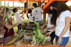 Doação de orquídeas para o Orquidário municipal Maria Luiza Ramos (Carôla)