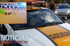 Rodoviários prendem suspeito de tráfico na LMG-779 na Estrada do Forninho