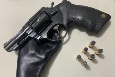 Rodoviários apreende revolver de atirador esportivo sendo levado de forma ilegal na AMG-1240 em Itabira