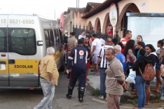 Um gravíssimo acidente deixou uma criança ferida em estado grave e um motociclista ferido no bairro Amazonas 
