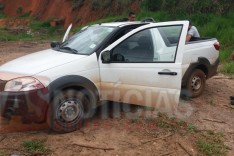 Empresa é assaltada e rastreador de veiculo ajuda a localizar caminhonete na rampa de Voo Livre em Itabira