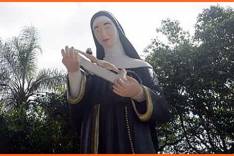Estátua de Santa Rita está em fase de finalização