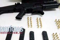 Rodoviários apreenderam armamento pesado e carregadores na MG-436 em Barão de Cocais
