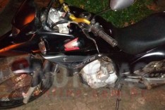 PM localiza motocicleta XRE-300 roubada na Conceição já pintada no bairro Santa Ruth em Itabira