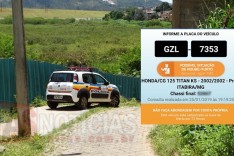 Homem tem moto furtada no final da Avenida Cauê no bairro Campestre em Itabira	por dois bandidos 