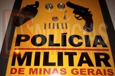 Grupo Tático Rodoviário e PRV prende homem com arma, munição e maconha no bairro Chapada 