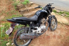 Motocicleta roubada no bairro Conceição é localizada pela PM no bairro Santa Ruth