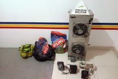 PM prende suspeito de receptação de produtos furtados em São Gonçalo do Rio Abaixo