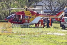 Criança de 1 ano que se queimou com álcool junto a sua mãe e foi levada pelos Bombeiros para BH 