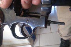 PM apreende arma de fogo e pássaros da fauna silvestre em Santa Maria de Itabira