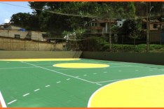 Prefeitura revitaliza quadras dos bairros Machado e Santa Tereza