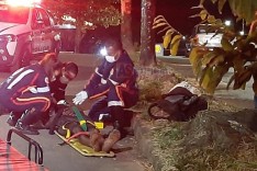 Homem de 38 anos é atropelado na Avenida Ipiranga no bairro Amazonas em Itabira