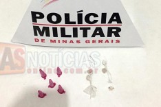PM prende jovem de 18 anos suspeito de trafico de drogas na Vila Santa Rosa 
