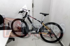 Equipe do Tático Comando prendeu um suspeito por receptação com uma bicicleta furtada no Campestre 