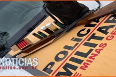 Rodoviários em operação itinerante apreendem mais uma arma de fogo na região de Dionísio	