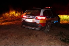 Bandidos armados em uma moto XRE assaltaram novamente caminhão da Carmolac  sentido ao Distrito do Carmo