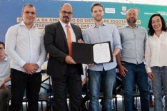 Nova estação de tratamento garante coleta e saneamento a mais 60 mil moradores de Ribeirão das Neves