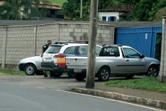 PM é acionada para registrar furto de materiais em empresa de maquinas e caminhões no Praia 