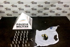 PM de Santa Barbara apreende drogas e detêm suspeitos por trafico 