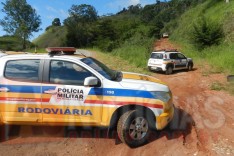 Militares mantiveram o cerco com apoio de aeronave e conseguiram prender dois suspeitos de roubo a cargas na MG-129 