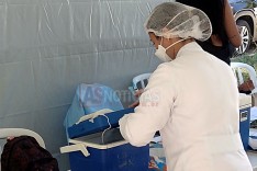 Prefeitura inicia vacinação contra a covid-19 em profissionais da limpeza pública