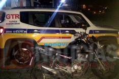 Rodoviários do GTR prendeu um homem com uma motocicleta furtada e clonada no bairro Chapada em Itabira