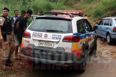 Jovem é baleado em frente sua residencia na Rua Santana em Itabira 