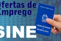 Vagas disponíveis no SINE Itabira em 31 de julho de 2019	