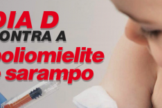 Cobertura Vacinal – Saúde promove mais um Dia D de vacinação contra a Pólio e o Sarampo