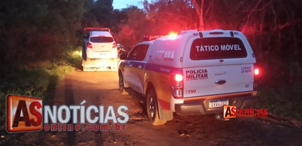 PM prende suspeito e recupera carro roubado em BH na localidade Palestina em Itabira	